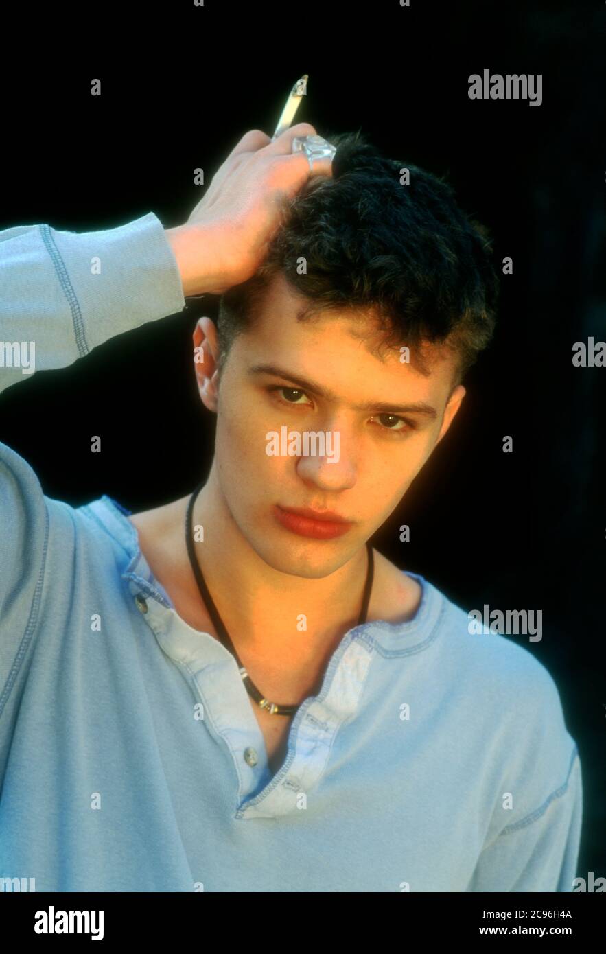 Los Angeles, California, USA 13th February 1996 (Exclusive) Actor Ryan Phillippe poses at a photo shoot on February 13, 1996 in Los Angeles, California, USA. Photo by Barry King/Alamy Stock Photo Stock Photo