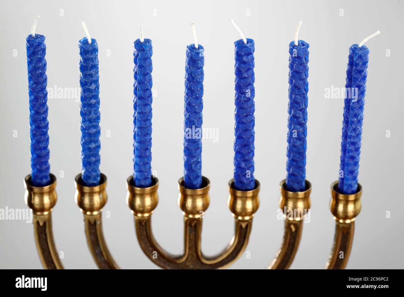 The menorah or sevenlamp Hebrew lampstand, symbol of Judaism since