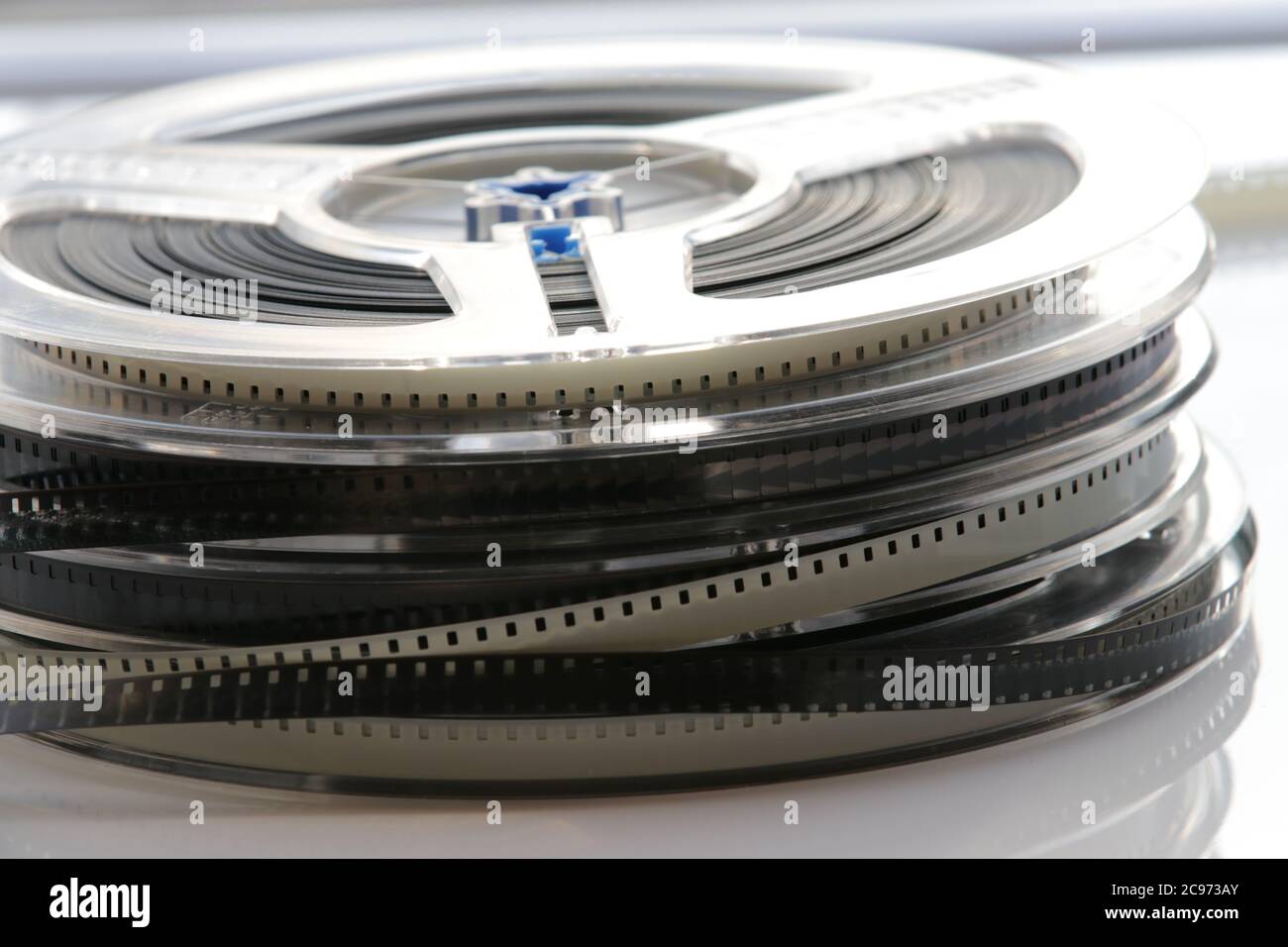 Reels of Super 8mm Movie Film Stock Photo