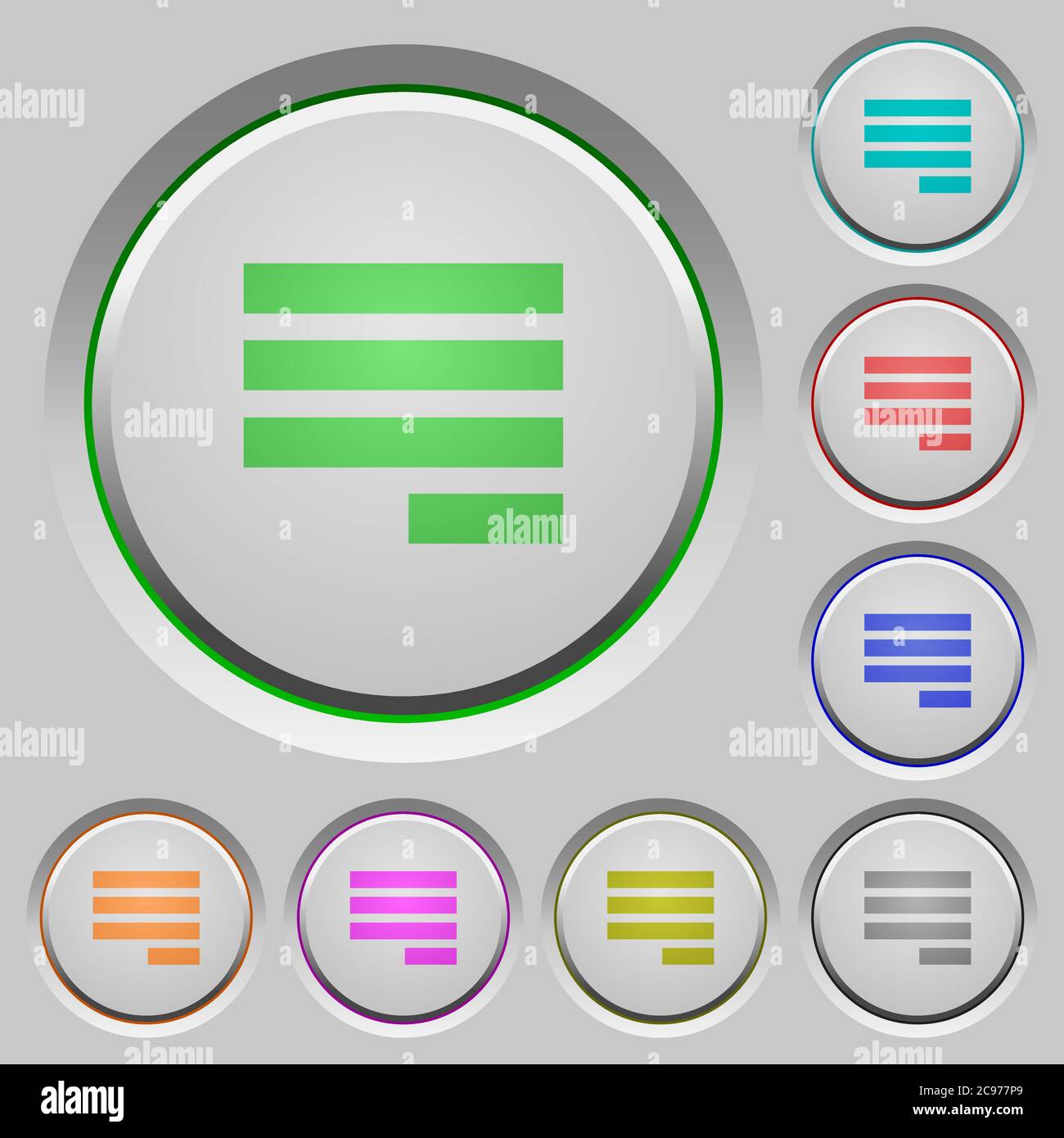 Row alignment Stock Vector Images - Alamy