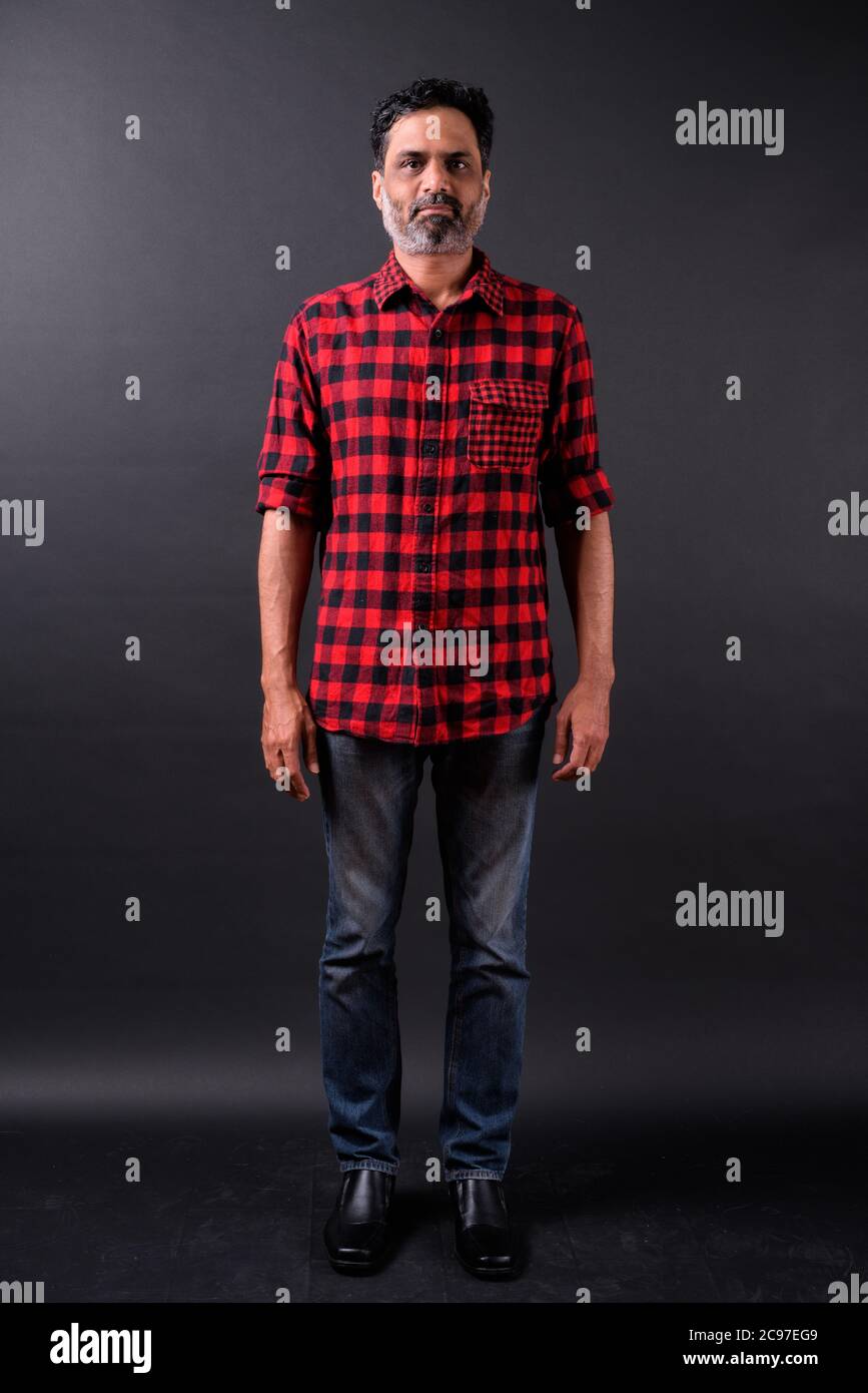 Indian mature man male hi-res stock photography and images - Alamy