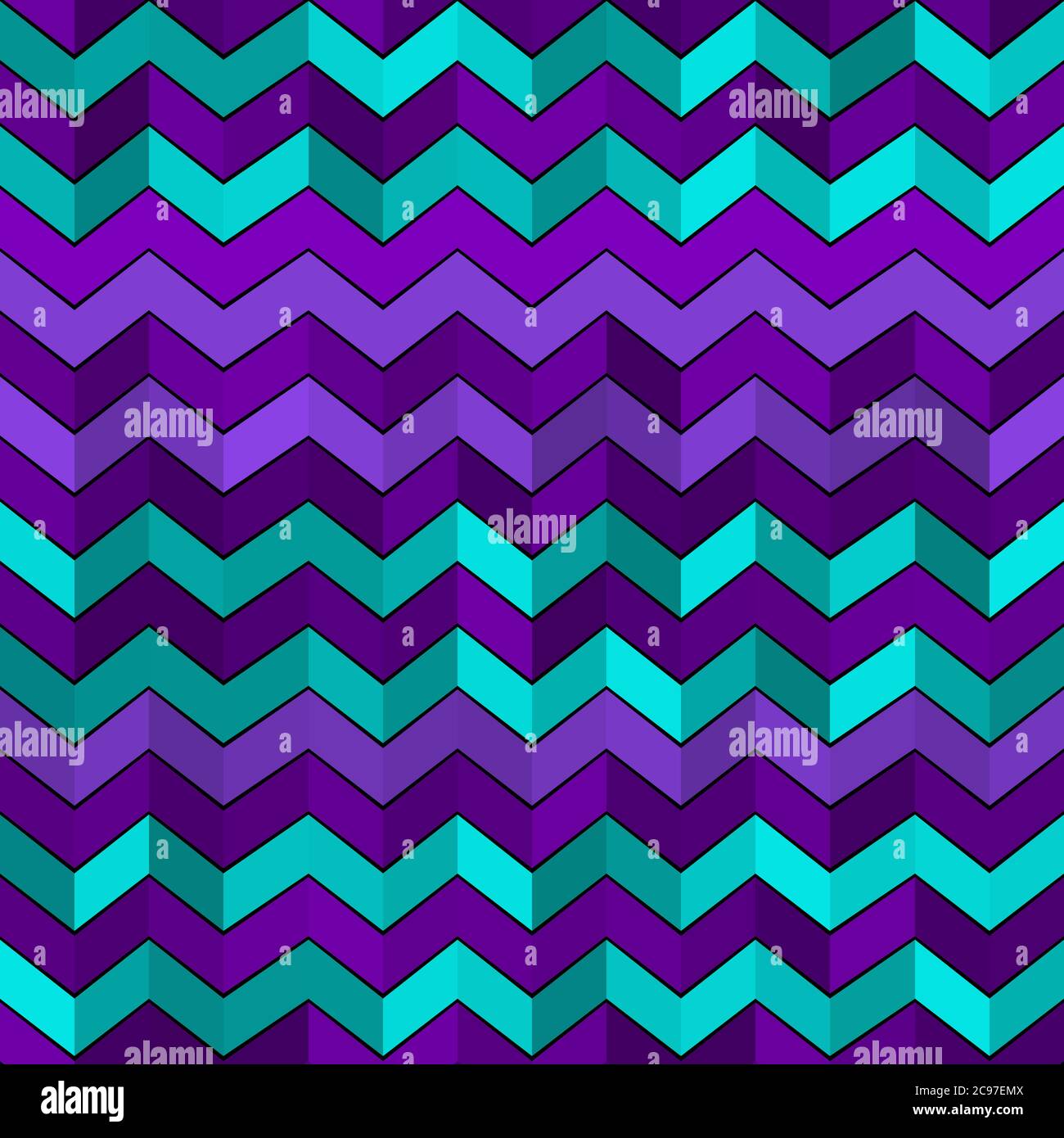 Vector seamless geometric pfttern with zigzags Stock Vector Image & Art ...