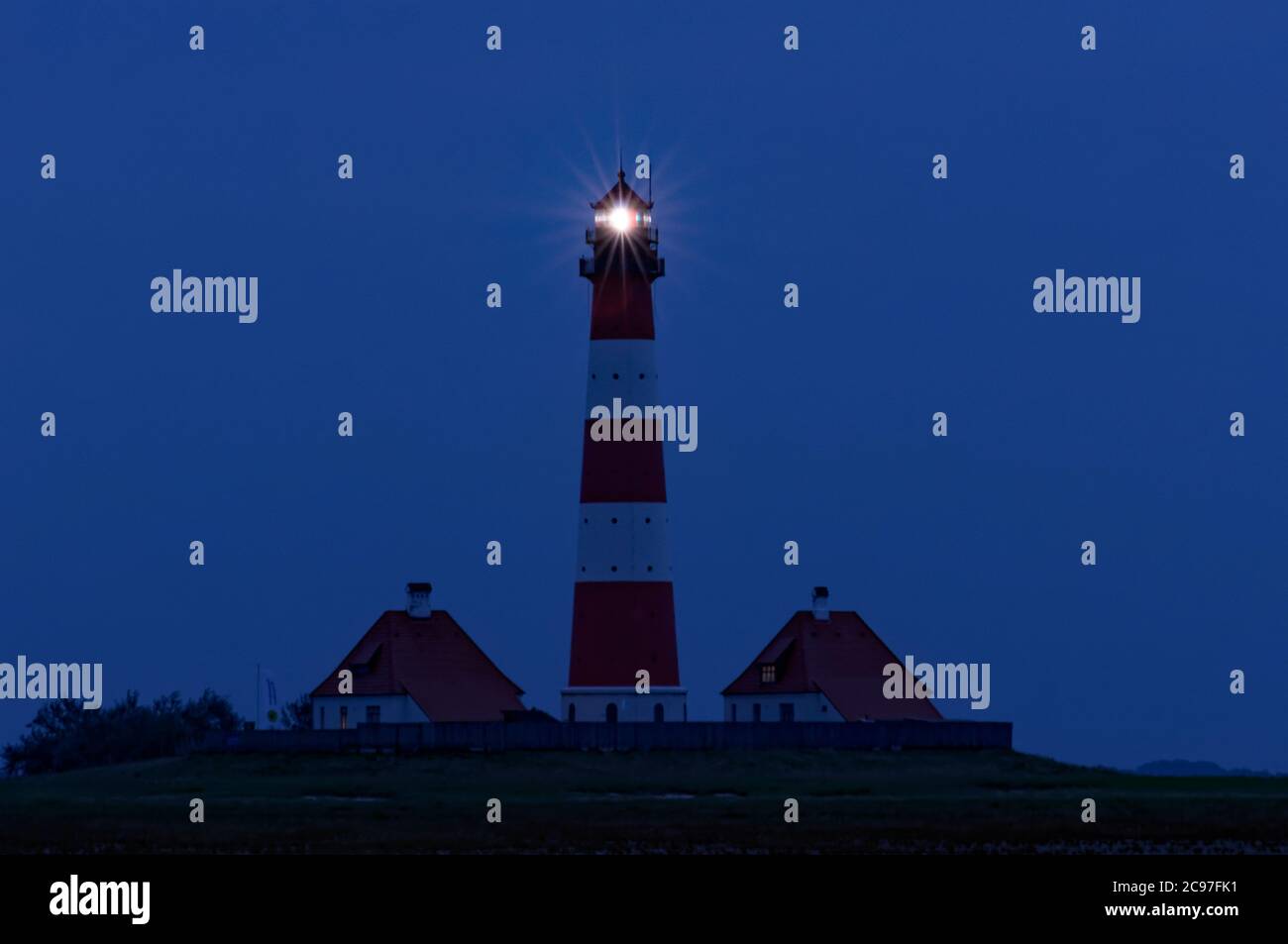 westerheversand-lighthouse-germany-hi-res-stock-photography-and-images