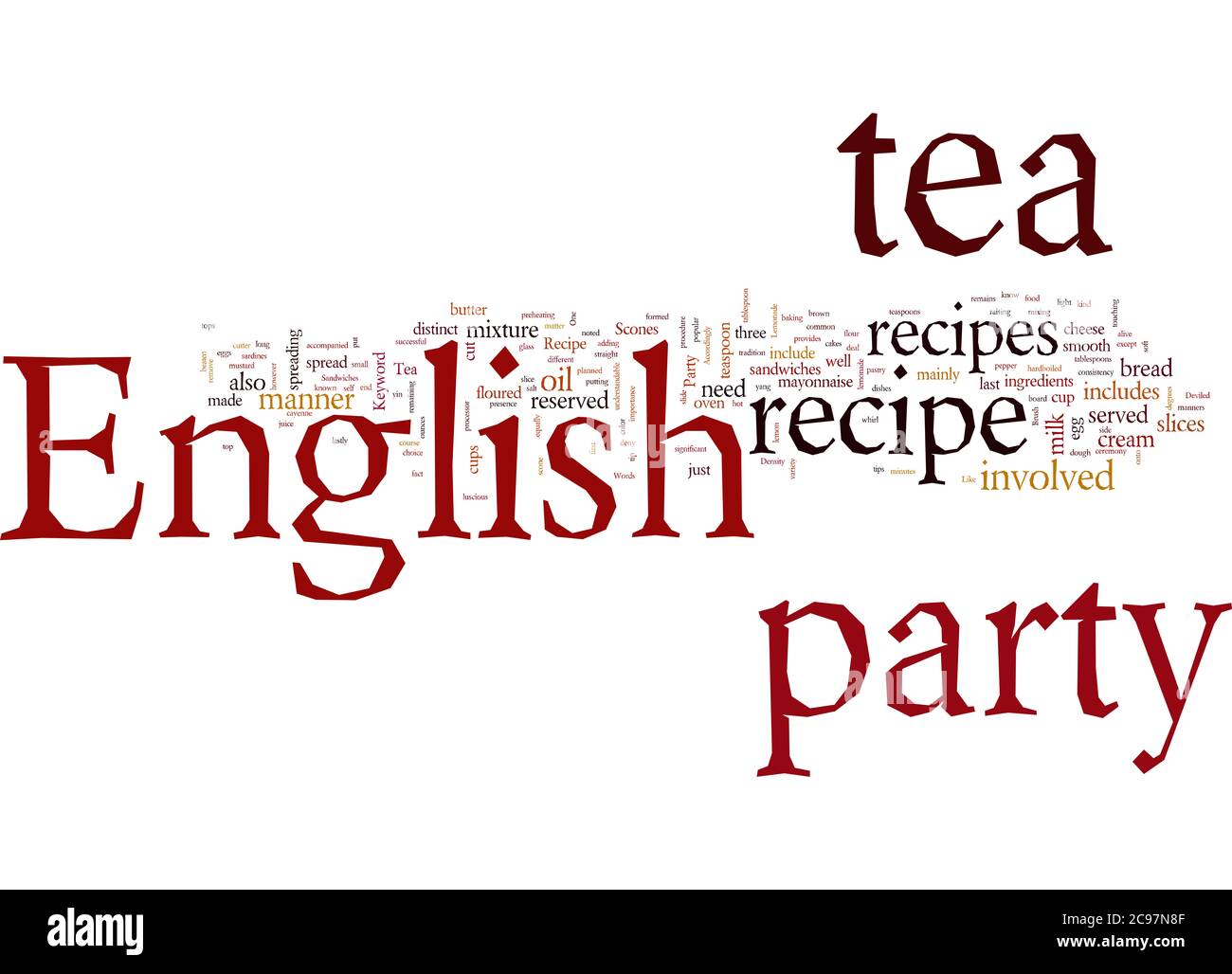 Word Cloud Summary Of English Tea Party Recipe Article Stock Photo Alamy Word Cloud Summary Of English Tea Party Recipe Article Stock Photo Alamy