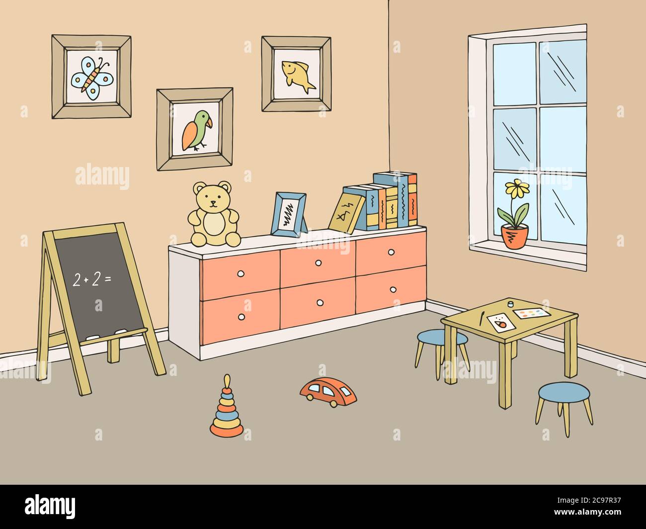 Preschool classroom hi-res stock photography and images - Alamy