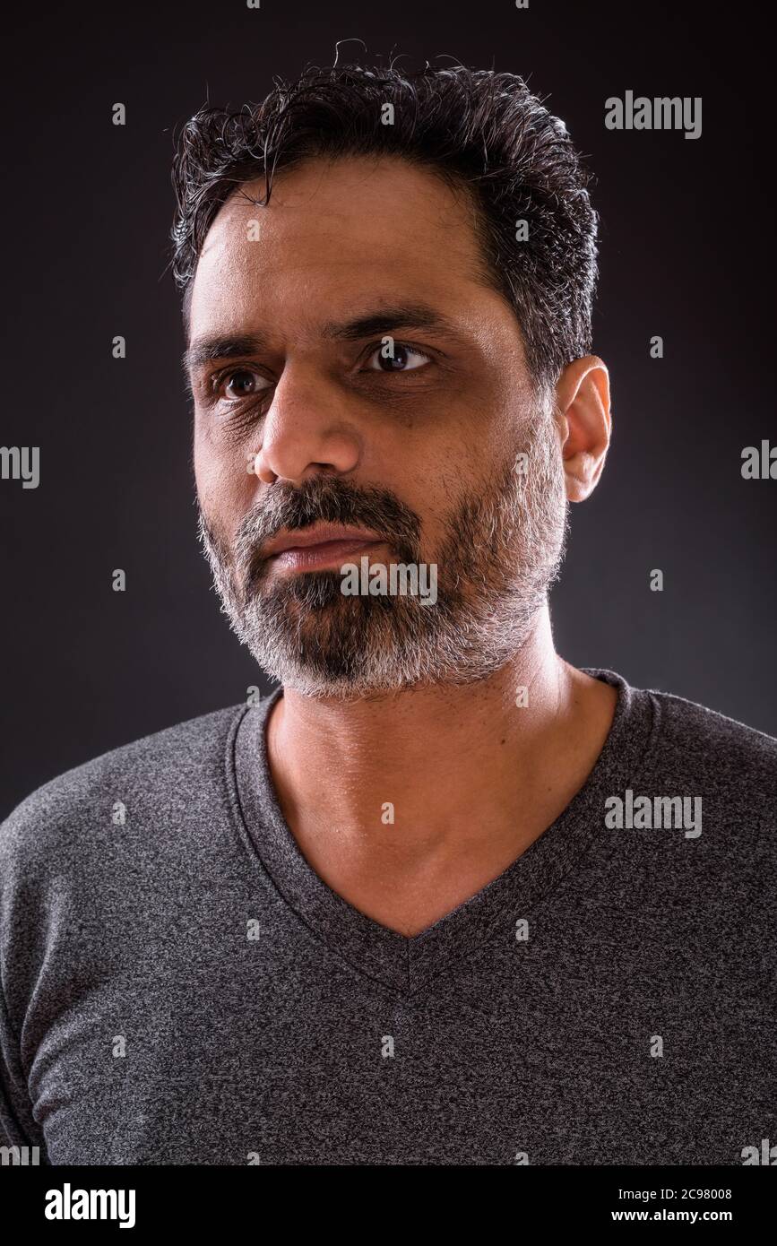 Bearded indian man hi-res stock photography and images - Alamy