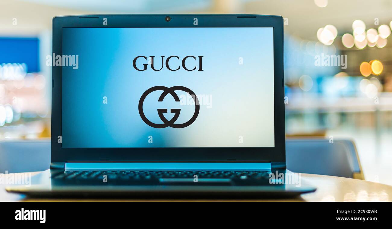 POZNAN, POL - JUN 20, 2020: Laptop computer displaying logo of Gucci, an  Italian luxury brand of fashion and leather goods Stock Photo - Alamy