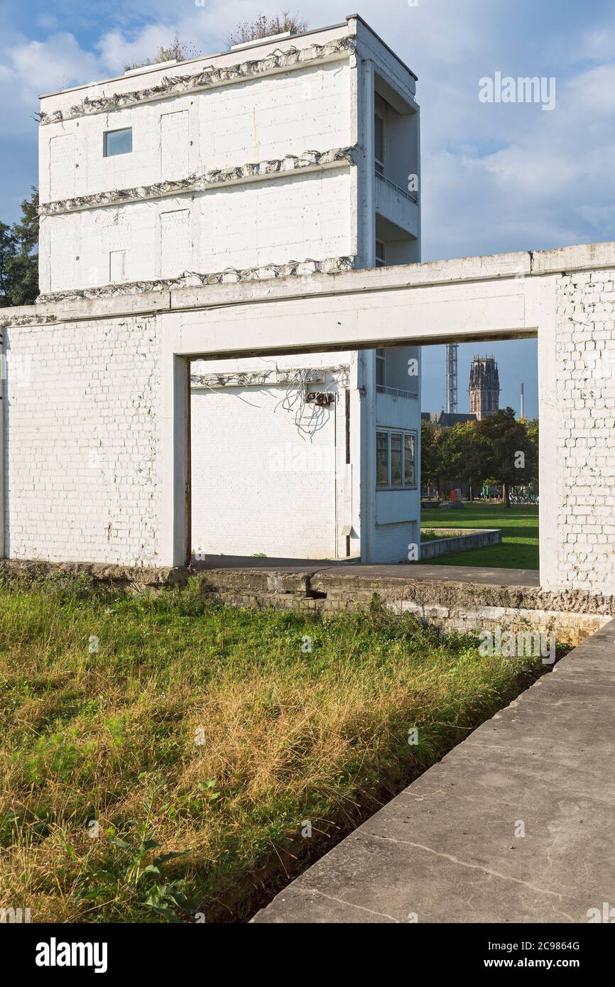 Garten der Erinnerung, Ruinen, Altstadtpark, Salvatorkirche, Duisburg