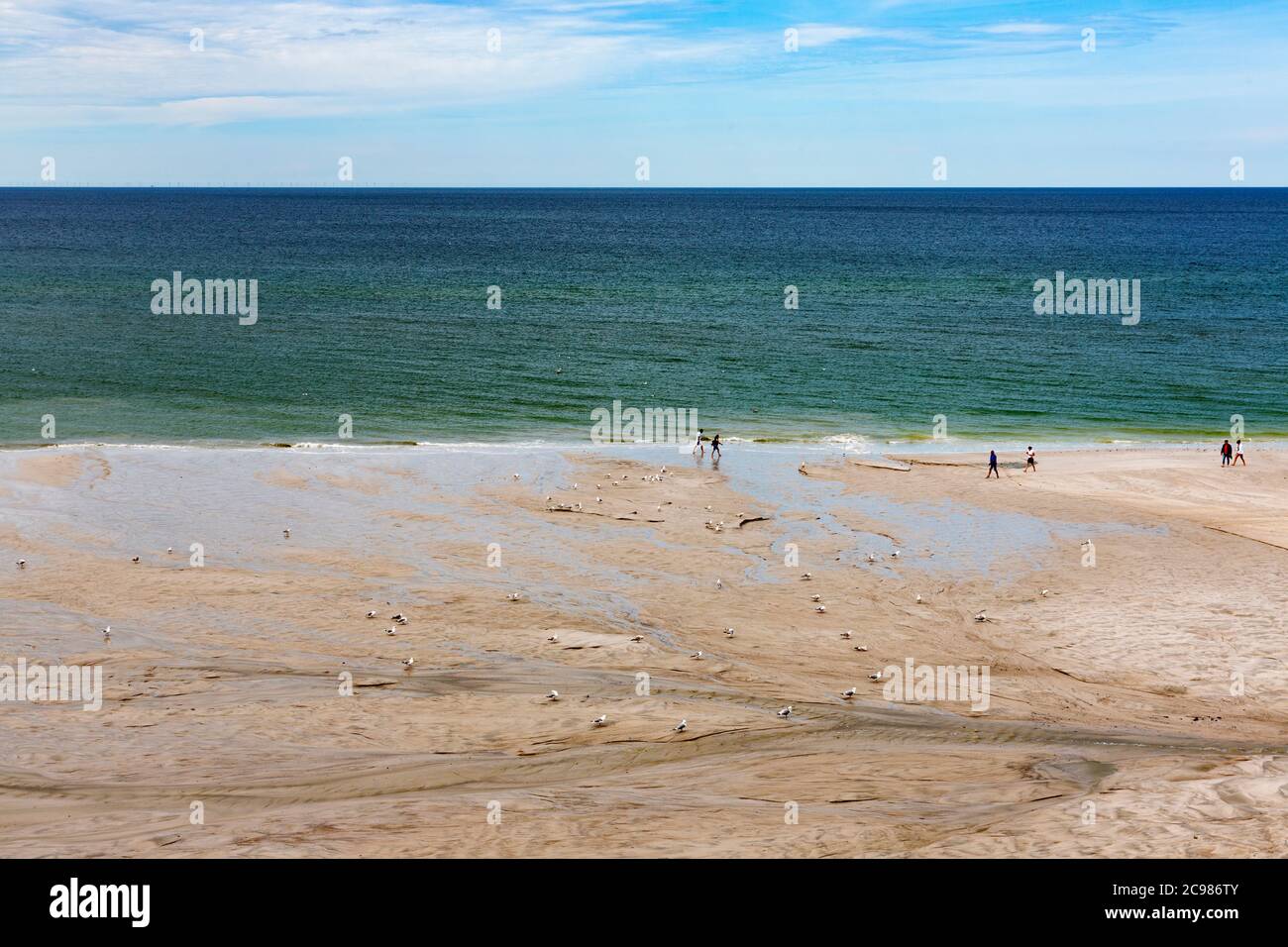 Sandvorspülung, Strand, Kampen, Sylt Stock Photo