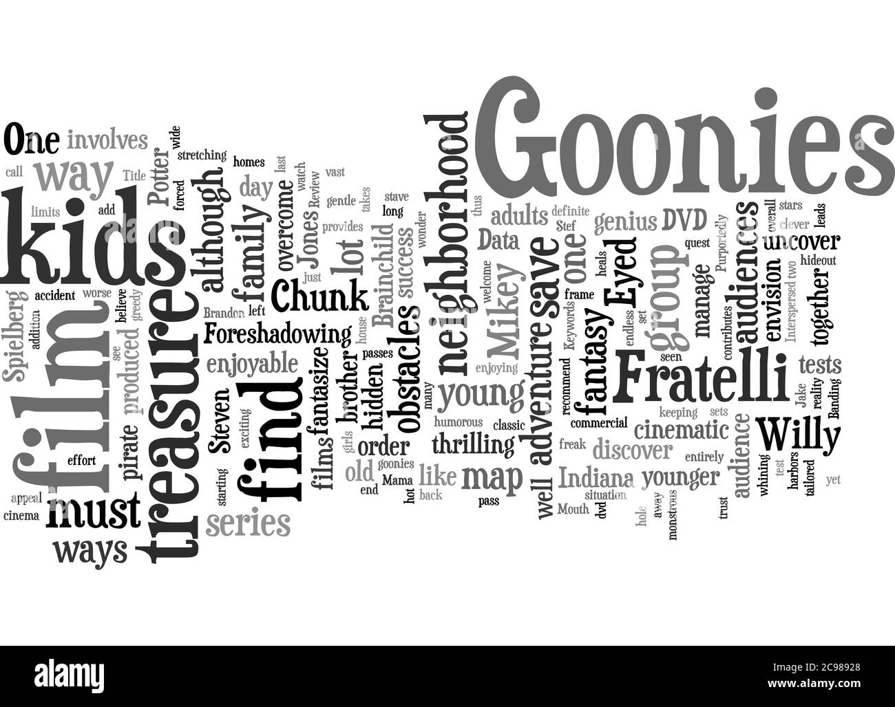The Goonies Cut Out Stock Images &amp; Pictures - Alamy