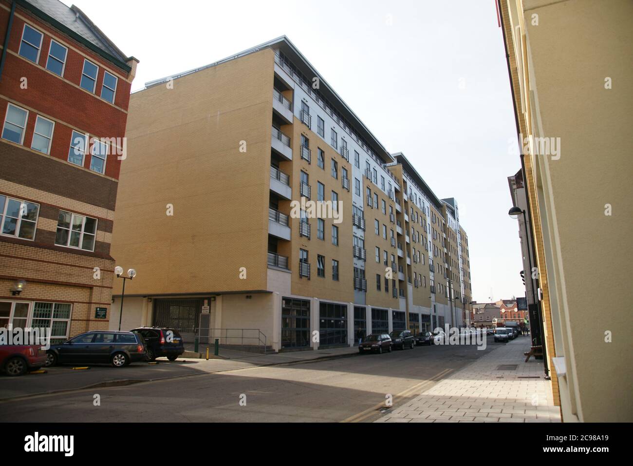 flats and apartments, Queens Court, kingston upon Hull Stock Photo Alamy