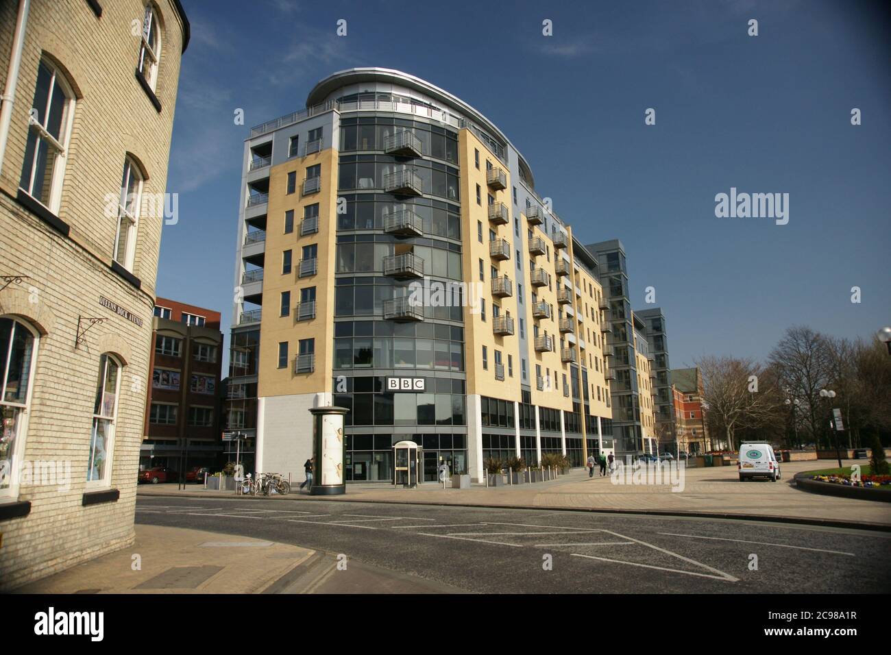 flats and apartments, Queens Court, kingston upon Hull Stock Photo Alamy