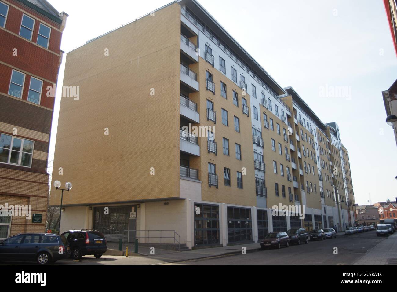 flats and apartments, Queens Court, kingston upon Hull Stock Photo Alamy