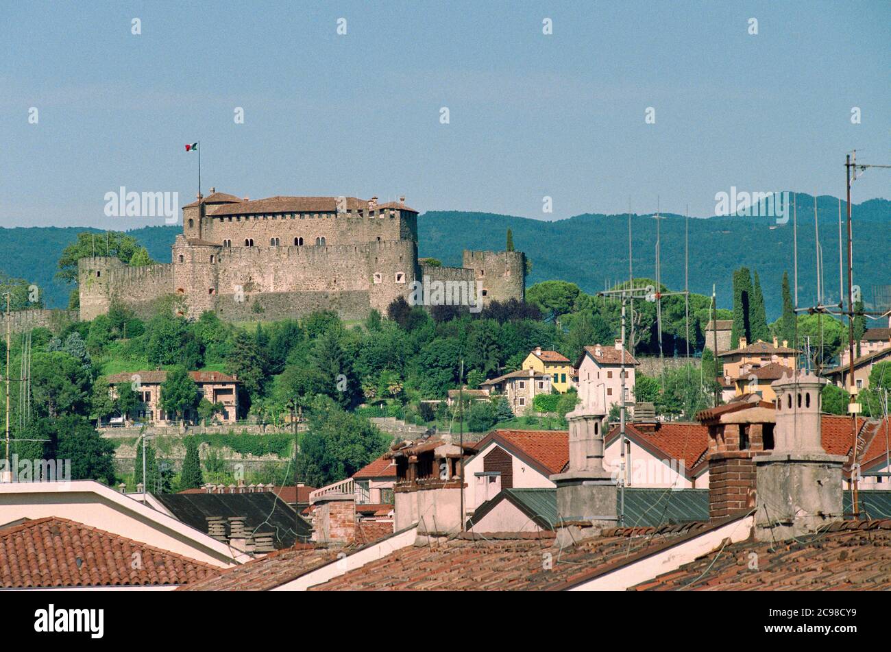 Italy, Friuli Venezia Giulia, Gorizia, Castle Stock Photo