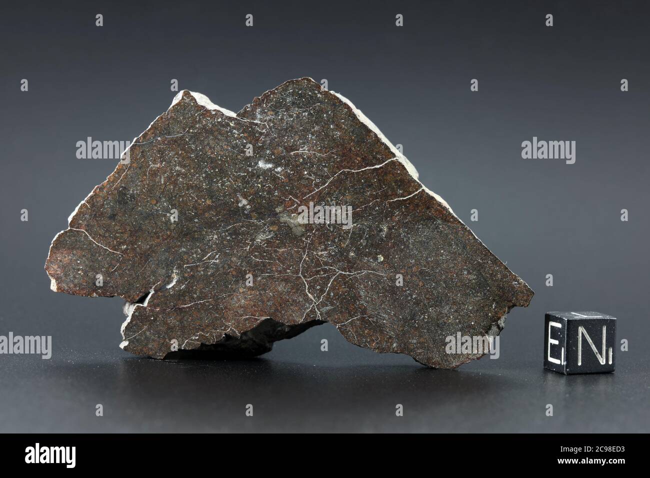 POLUJAMKI  - Found 1971, Mikhailovsky District, Altay Region, URSS. Chondrite H4. Total mass 13.5 kg. Stock Photo