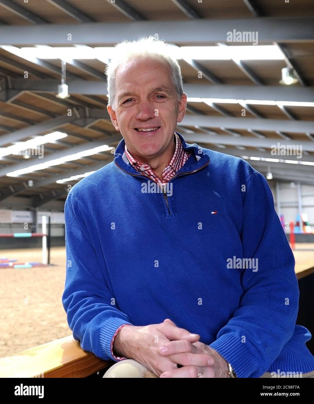Ian Stark OBE Retired Scottish Equestrian competing in Eventing Stock Photo