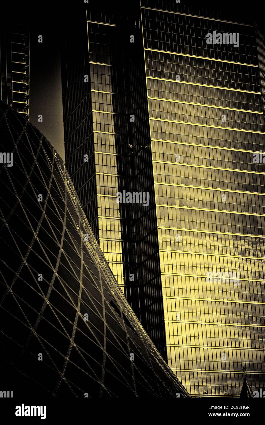 High rise office buildings with Roy Thomson Hall Toronto Ontario Canada ...