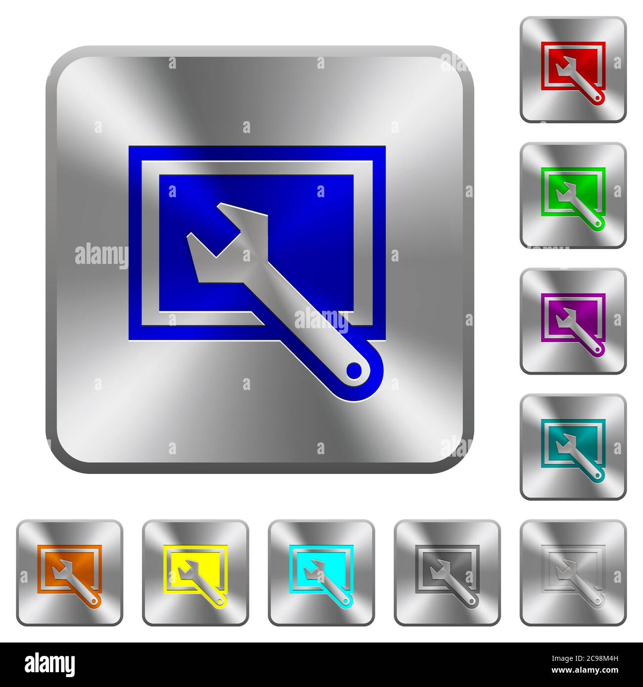 Steel preset Stock Vector Images - Alamy