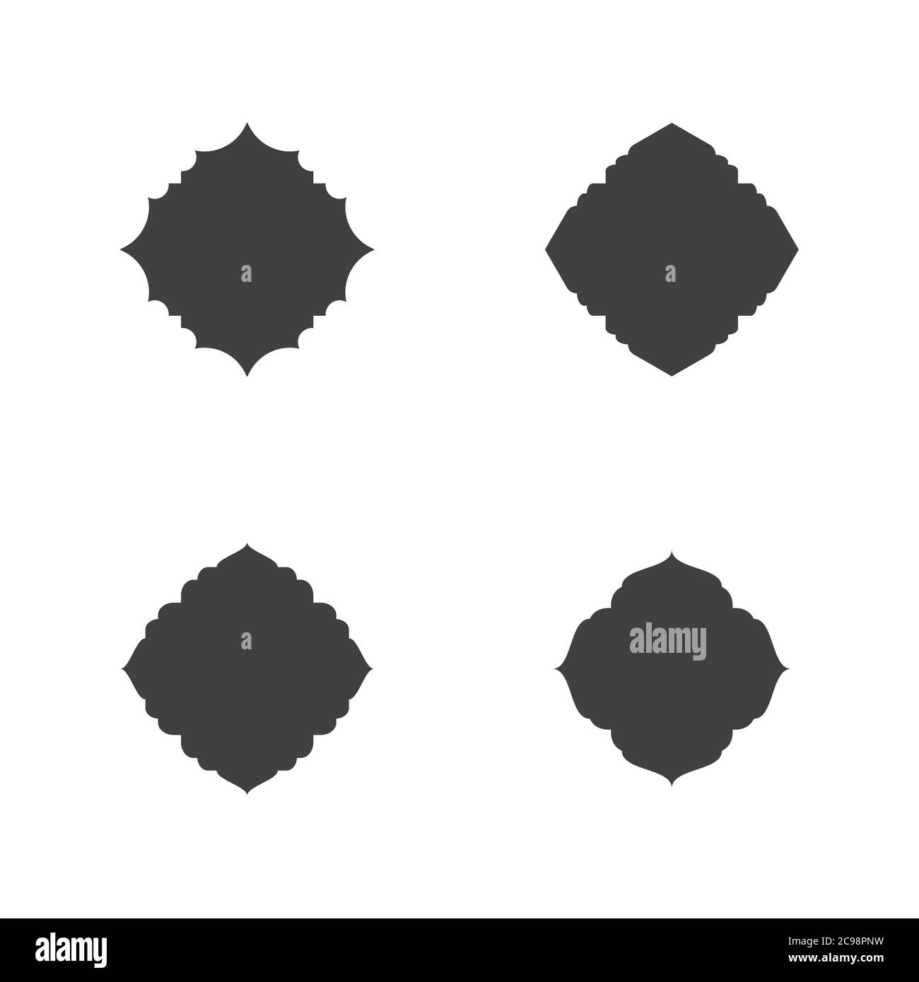 Mosque window vector icon design template Stock Vector Image & Art - Alamy
