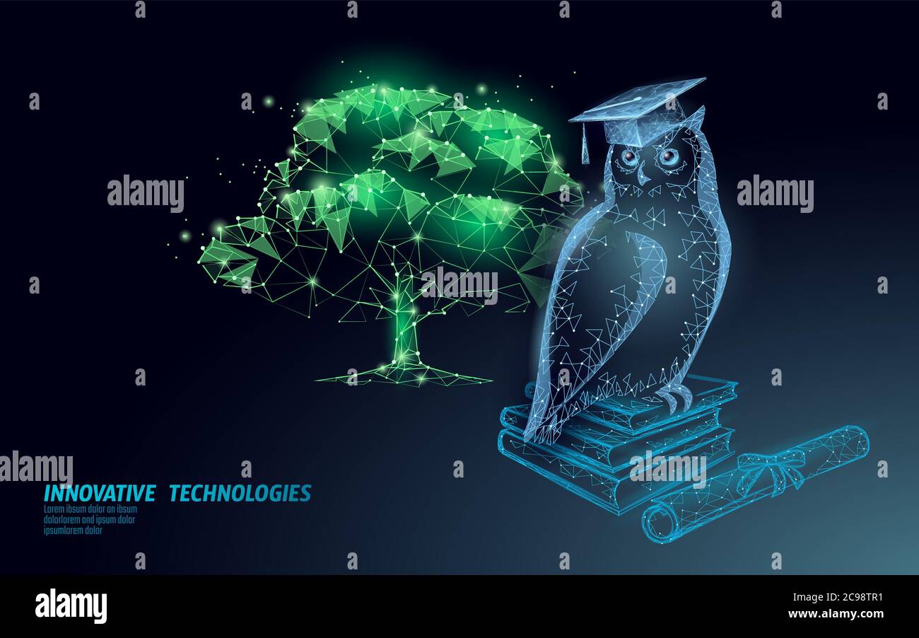 Innovation biological eco education school. Elearning distance concept