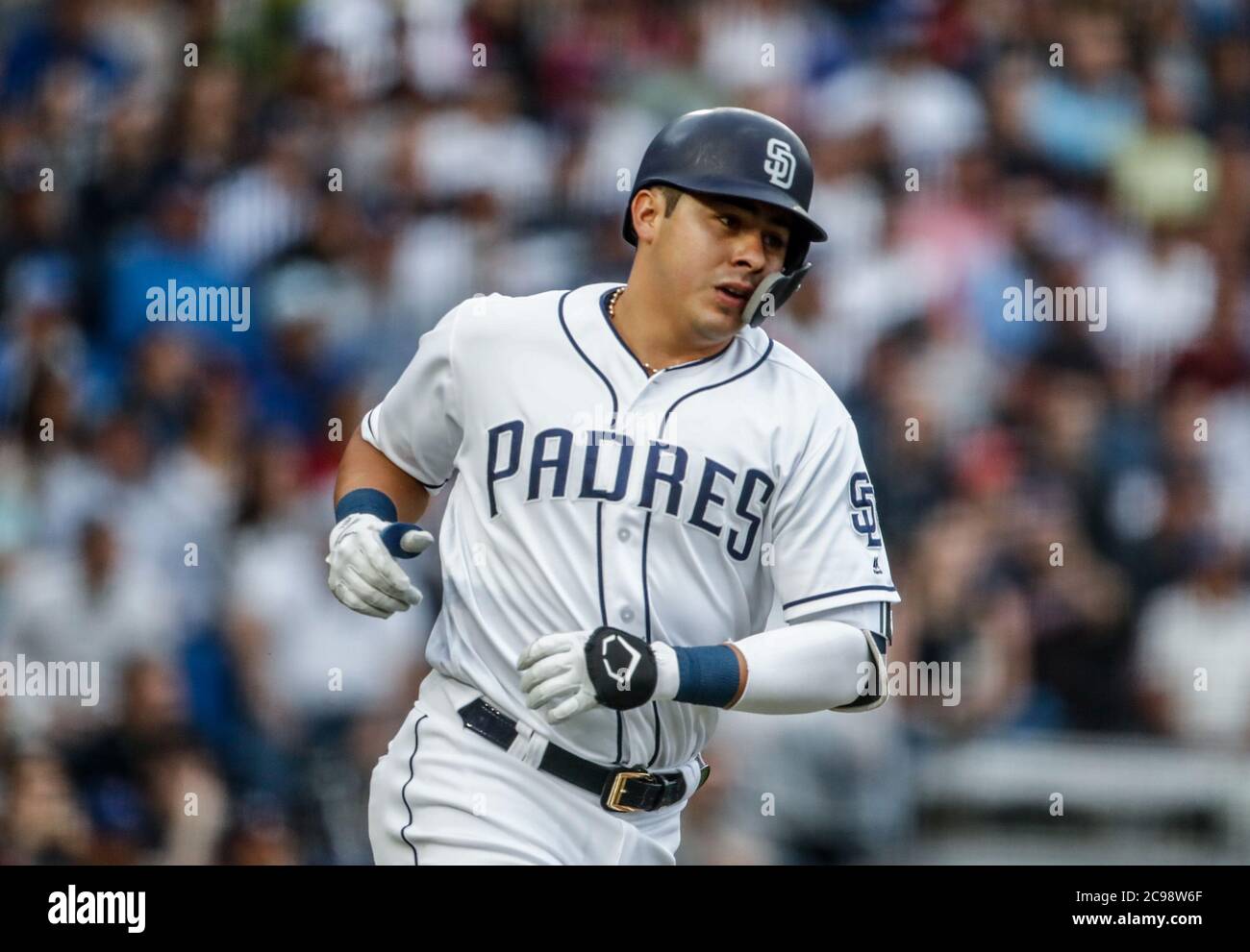 Christian Villlanueva.Baseball action during the Los Angeles Dodgers ...