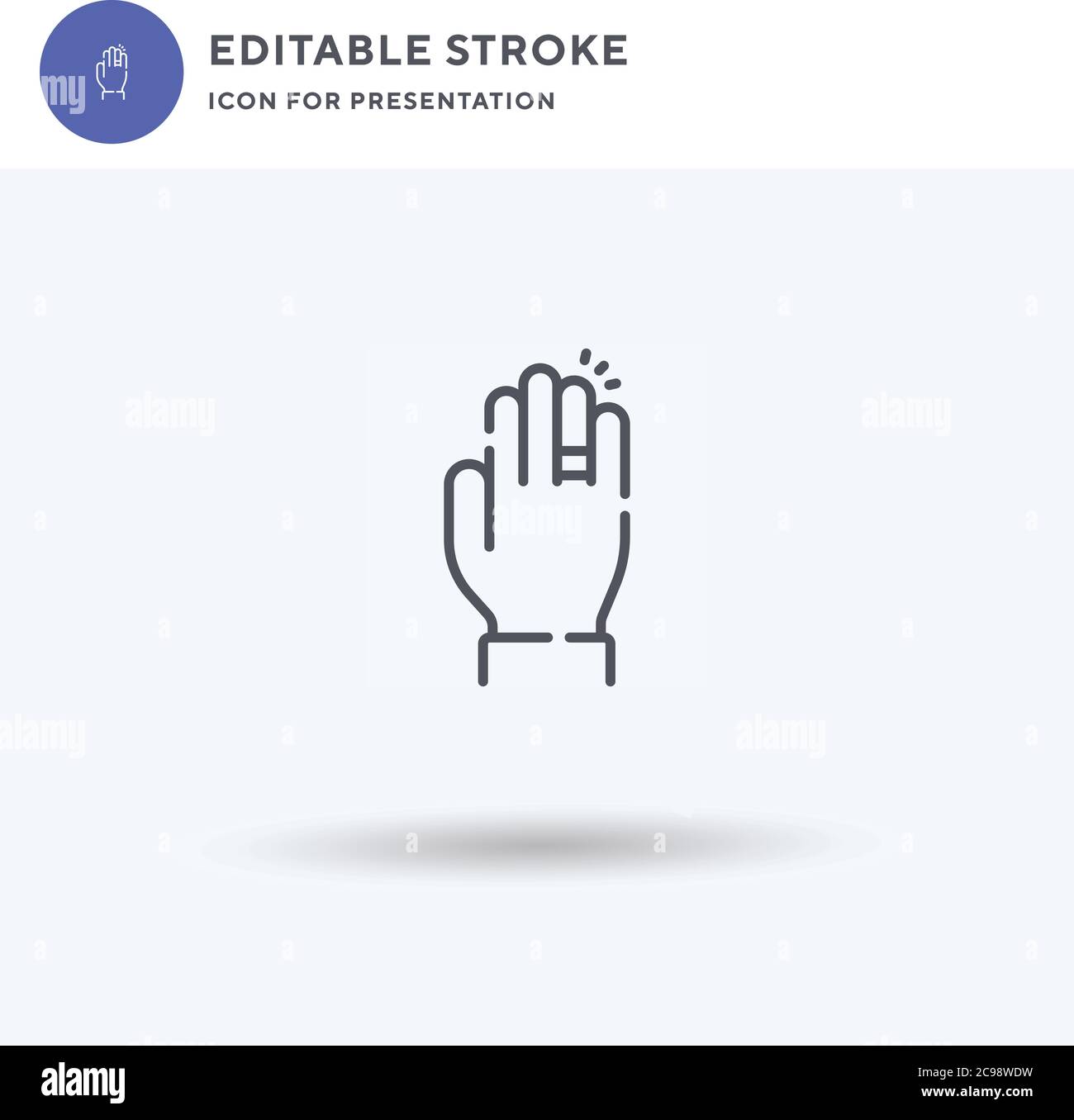 Raw Format icon vector, filled flat sign, solid pictogram isolated on white, logo illustration. Raw Format icon for presentation. Stock Vector