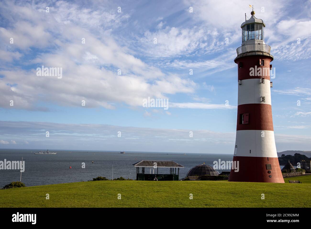 Smeaton's Tower, The Hoe, Plymouth Stock Photo - Alamy