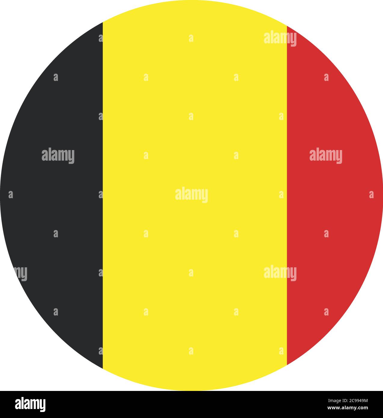 flag belgium flat vector illustration isolated Stock Vector Image & Art ...