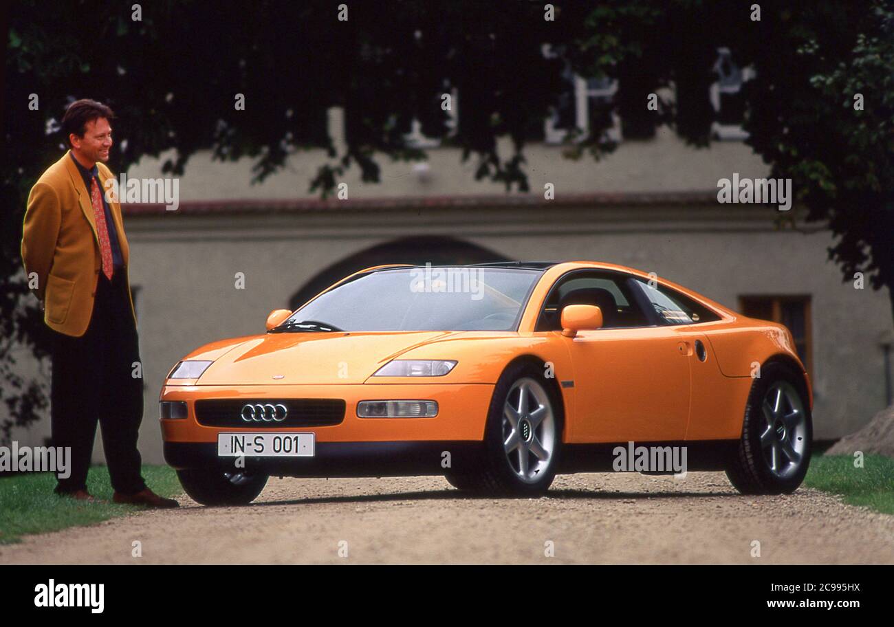 Erwin Himmel co designer of the 1991 Audi Spyder Quattro Concept car Stock Photo