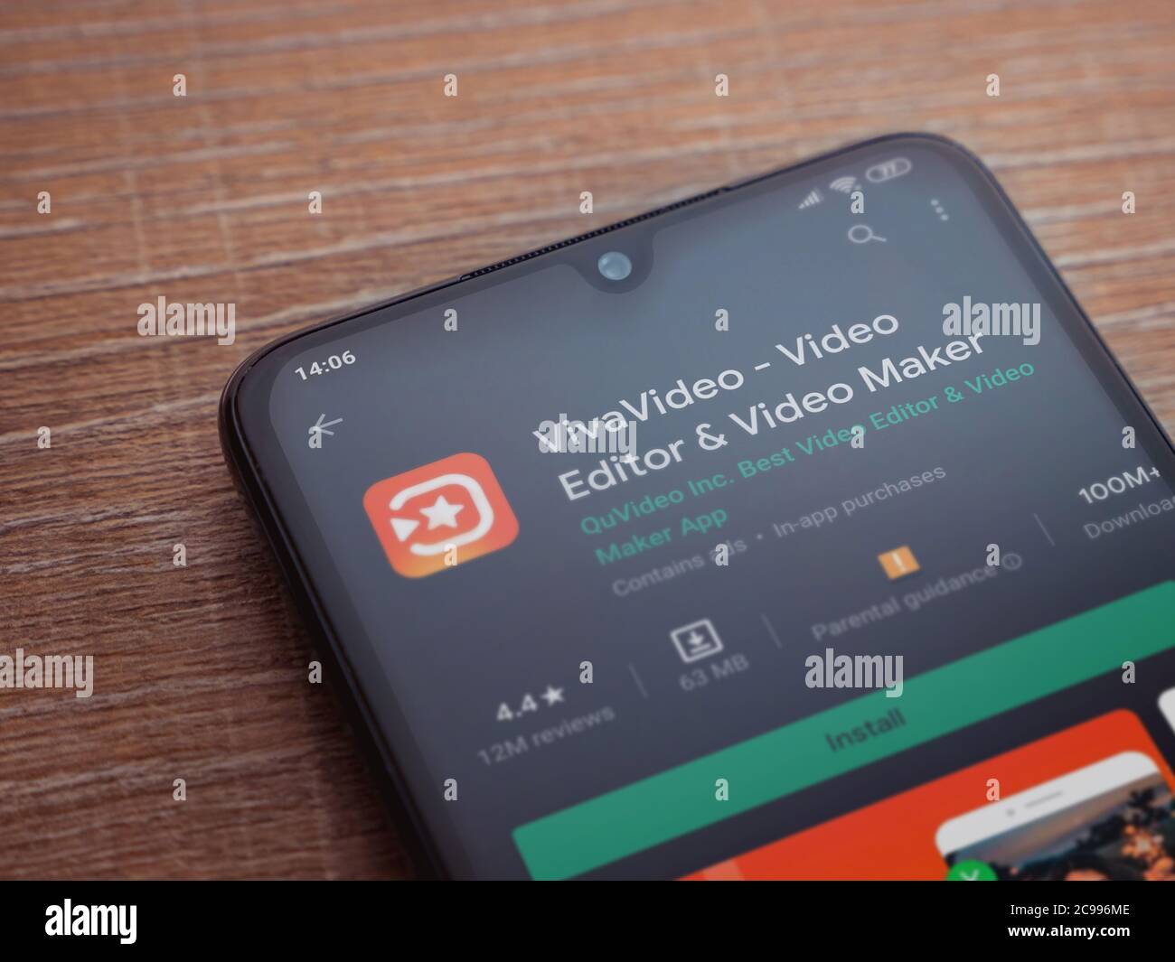 Lod, Israel - July 8, 2020: VivaVideo - Video Editor And Movie.