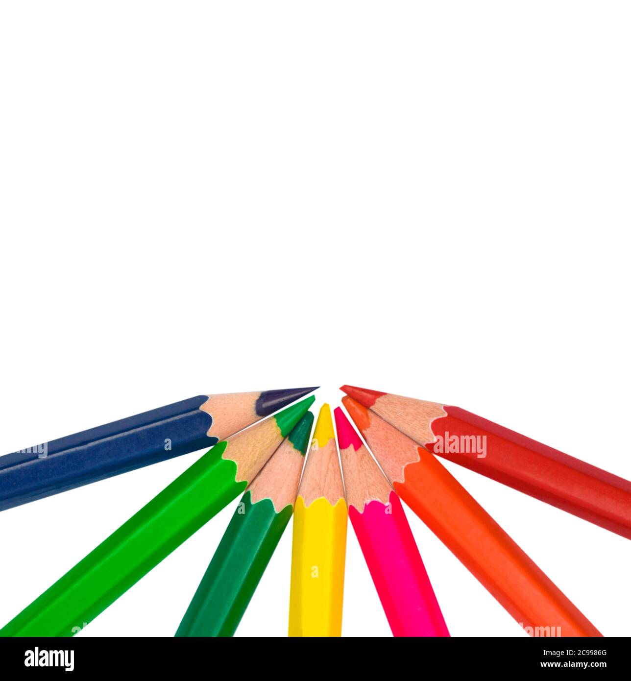 Set Of Crayons Contains Seven Rainbow Colors Vector Isolated Illustration  Stock Illustration - Download Image Now - iStock