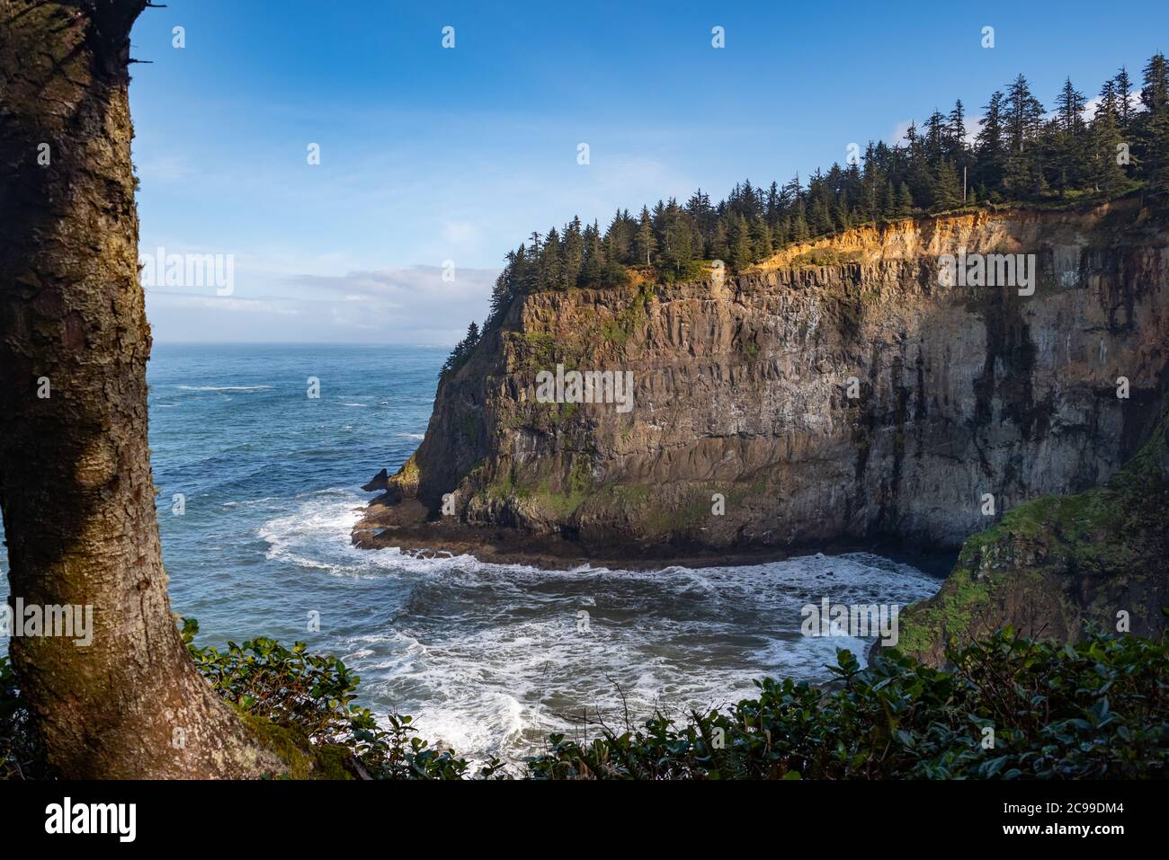 Cape Meares on the Pacific Northwest coast of Oregon Stock Photo
