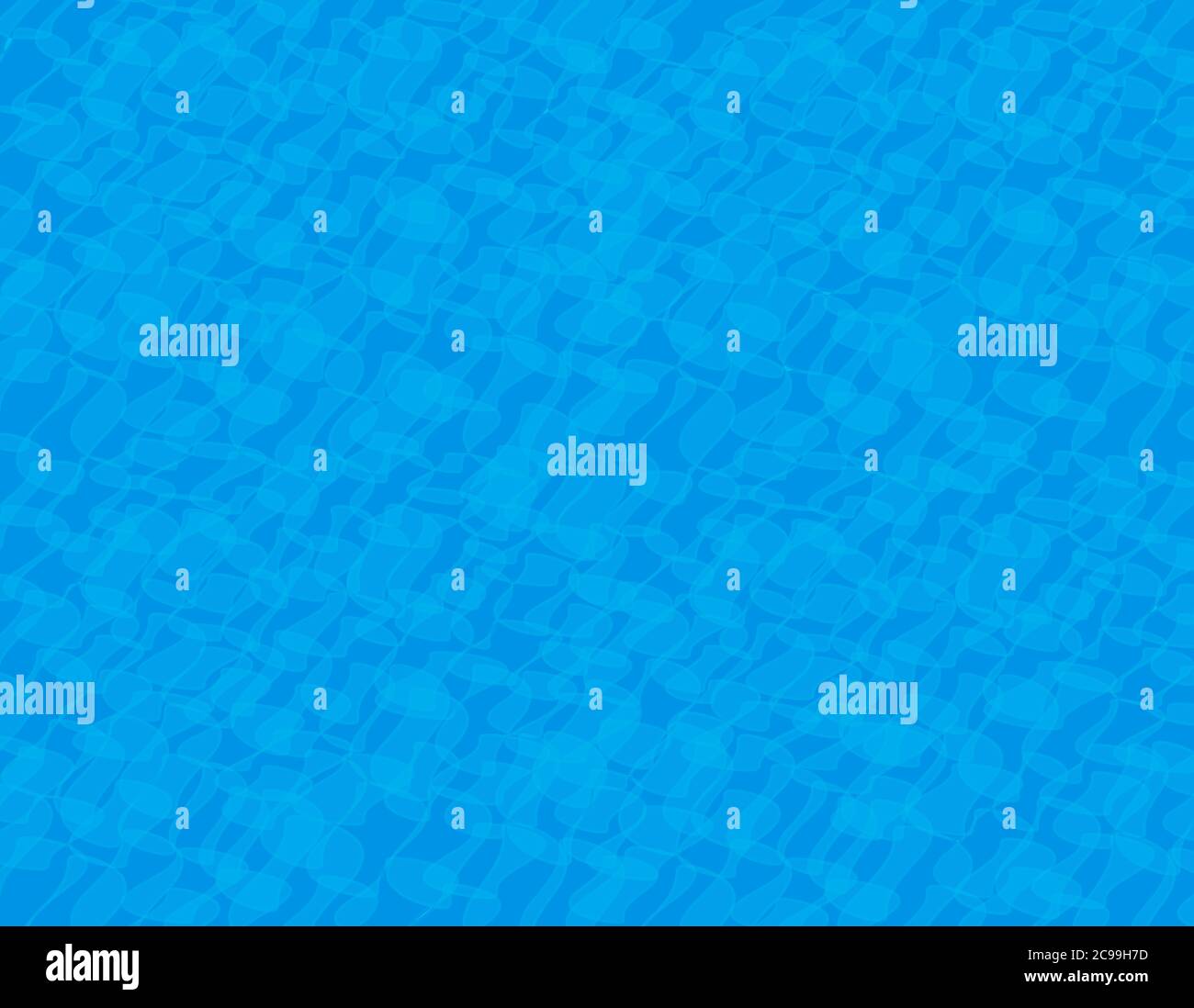 Pool water and light visual pattern. Blue water background. Stock Photo