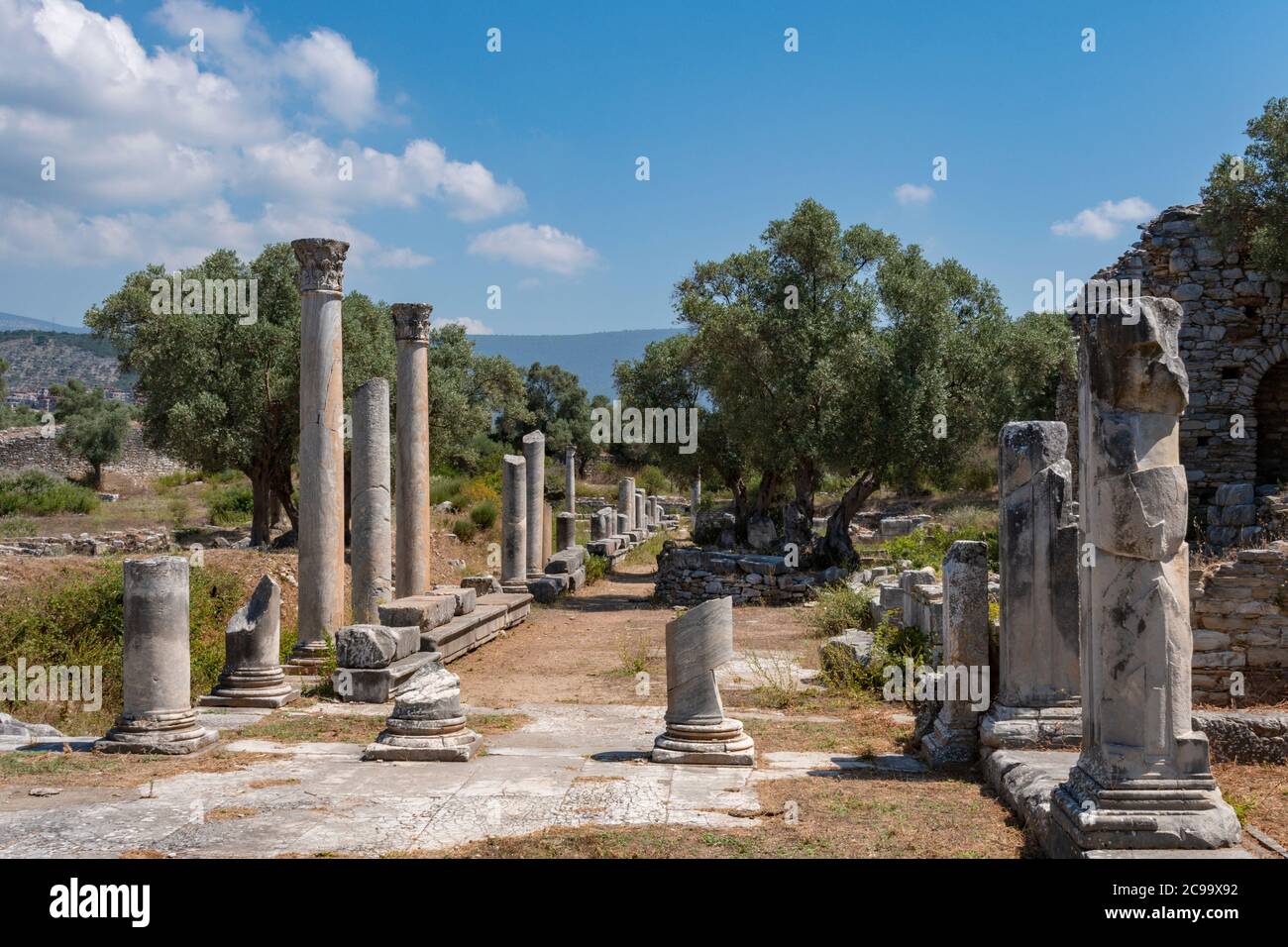 Iasos Greek city in Milas district of Mugla Province in Turkey Stock Photo