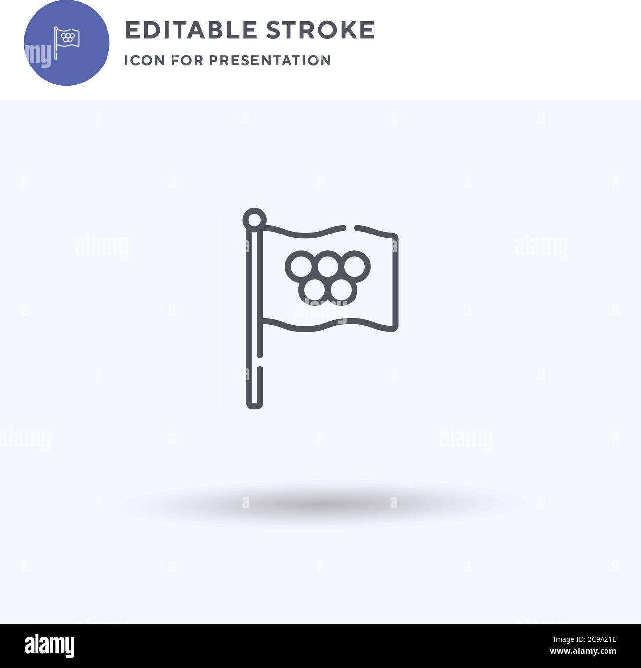 Olympic Games icon vector, filled flat sign, solid pictogram isolated ...