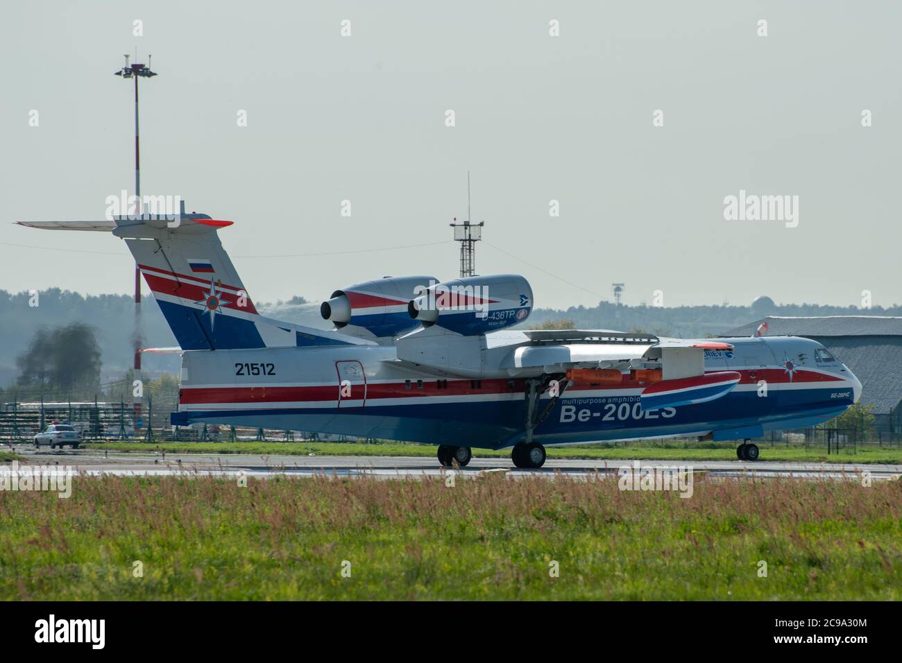 Aviation Takeoff Beriev Be-200 Altair multipurpose amphibious