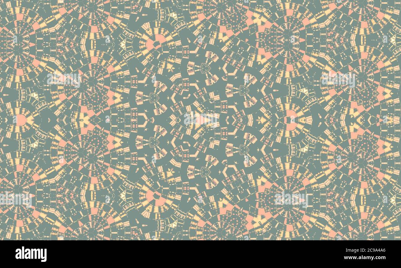 Colorful kaleidoscope patterned background for wallpapers Stock Photo