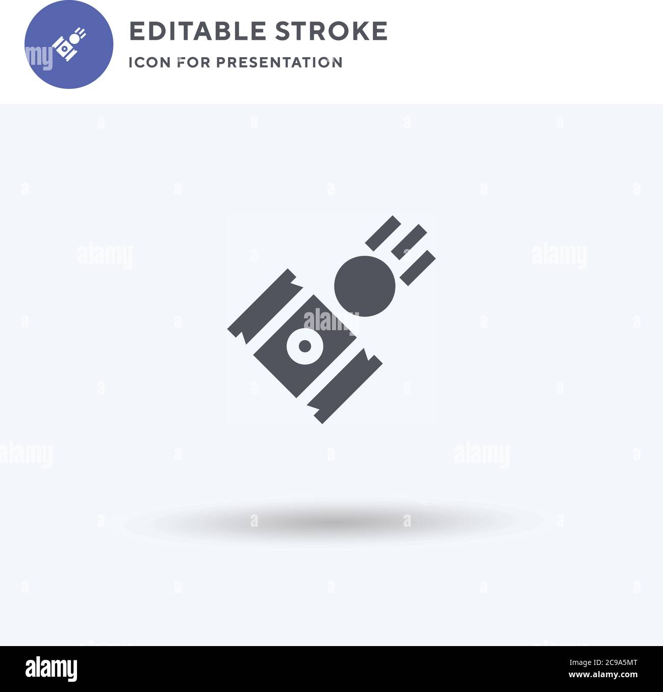 Can icon vector, filled flat sign, solid pictogram isolated on white, logo illustration. Can icon for presentation. Stock Vector