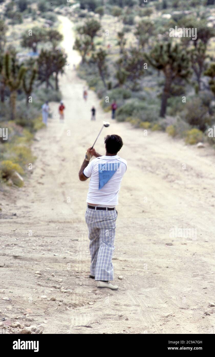 Desert Golf Tournament, Yucca Valley, CA Stock Photo