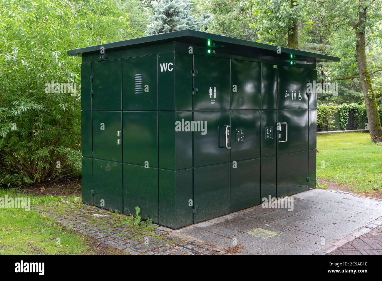 Free of charge public toilet in Kaisaniemi district of Helsinki, Finland  Stock Photo - Alamy