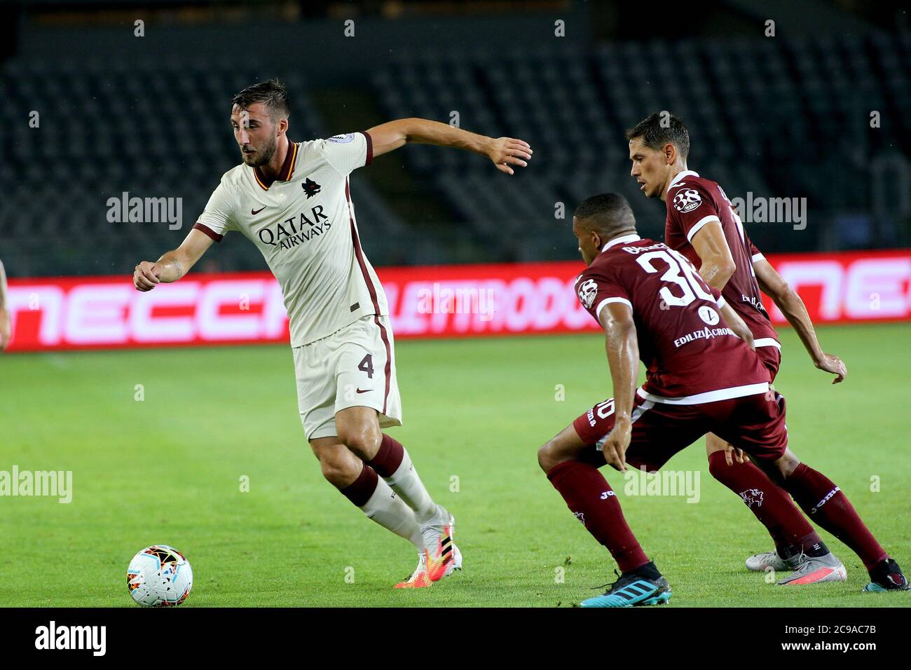 Turin Italy 29th July 2020 4 Bryan Cristante As Roma During Torino Vs Roma Italian Serie A Soccer Match In Turin Italy July 29 2020 Credit Independent Photo Agency Alamy Live News Stock Photo Alamy