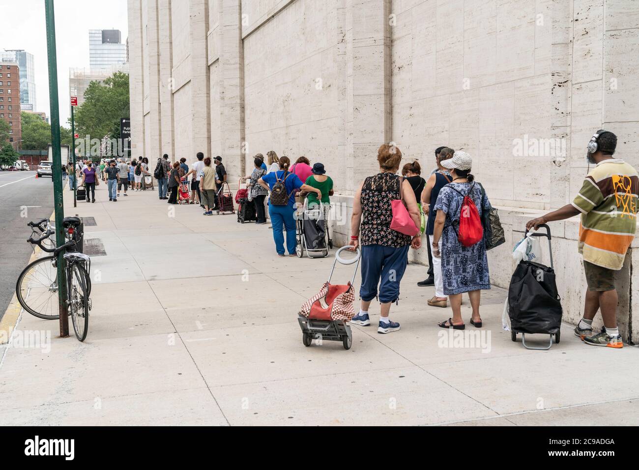 New York, NY July 29, 2020 Food Bank for New York City conducts free