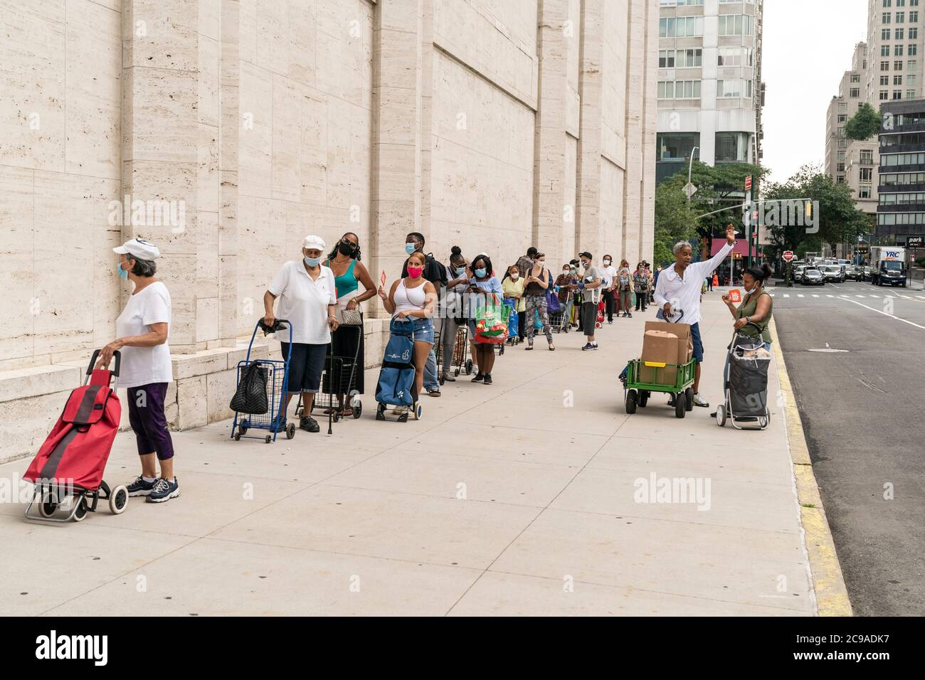 New York, NY July 29, 2020 Food Bank for New York City conducts free