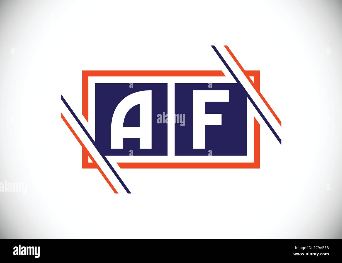 A F Letter Sign Symbol. Initial Letter A F Logo Design Vector Template ...