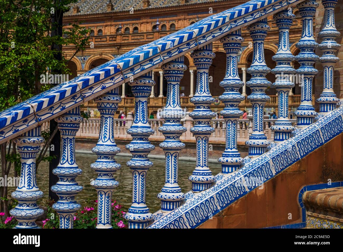 Seville, traditional architecture. Andalusia, Spain Stock Photo