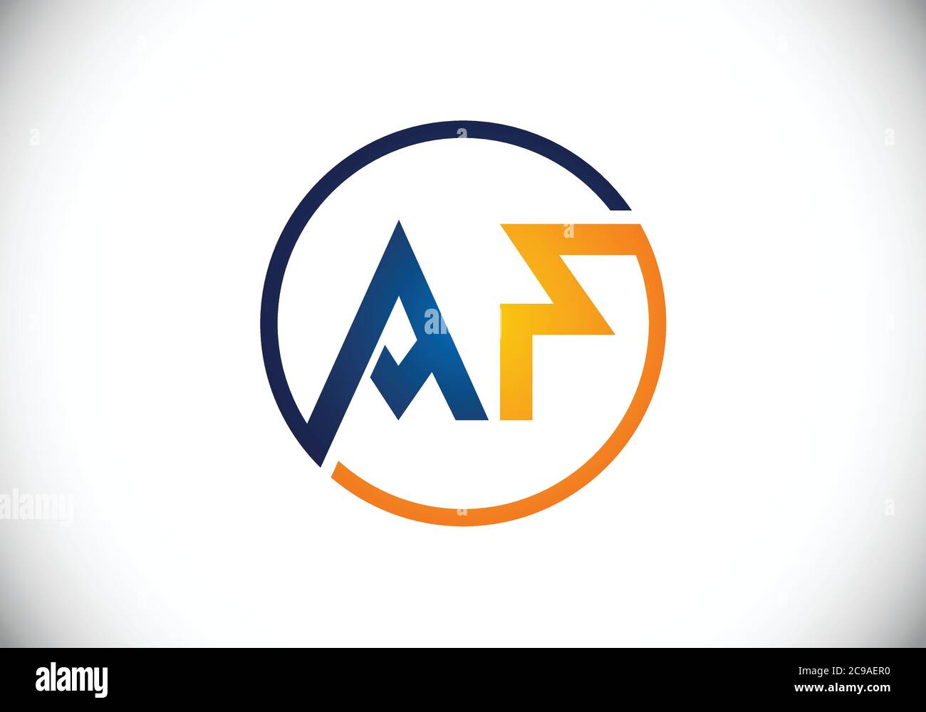 A F letter sign symbol. Initial Letter A F Logo Design Vector Template.  Monogram logo Stock Vector Image & Art - Alamy