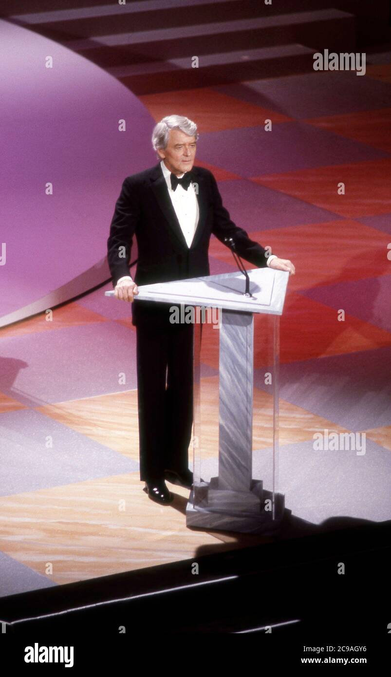 Hal Holbrook at Cable Ace Awards in Hollywood, CA Stock Photo