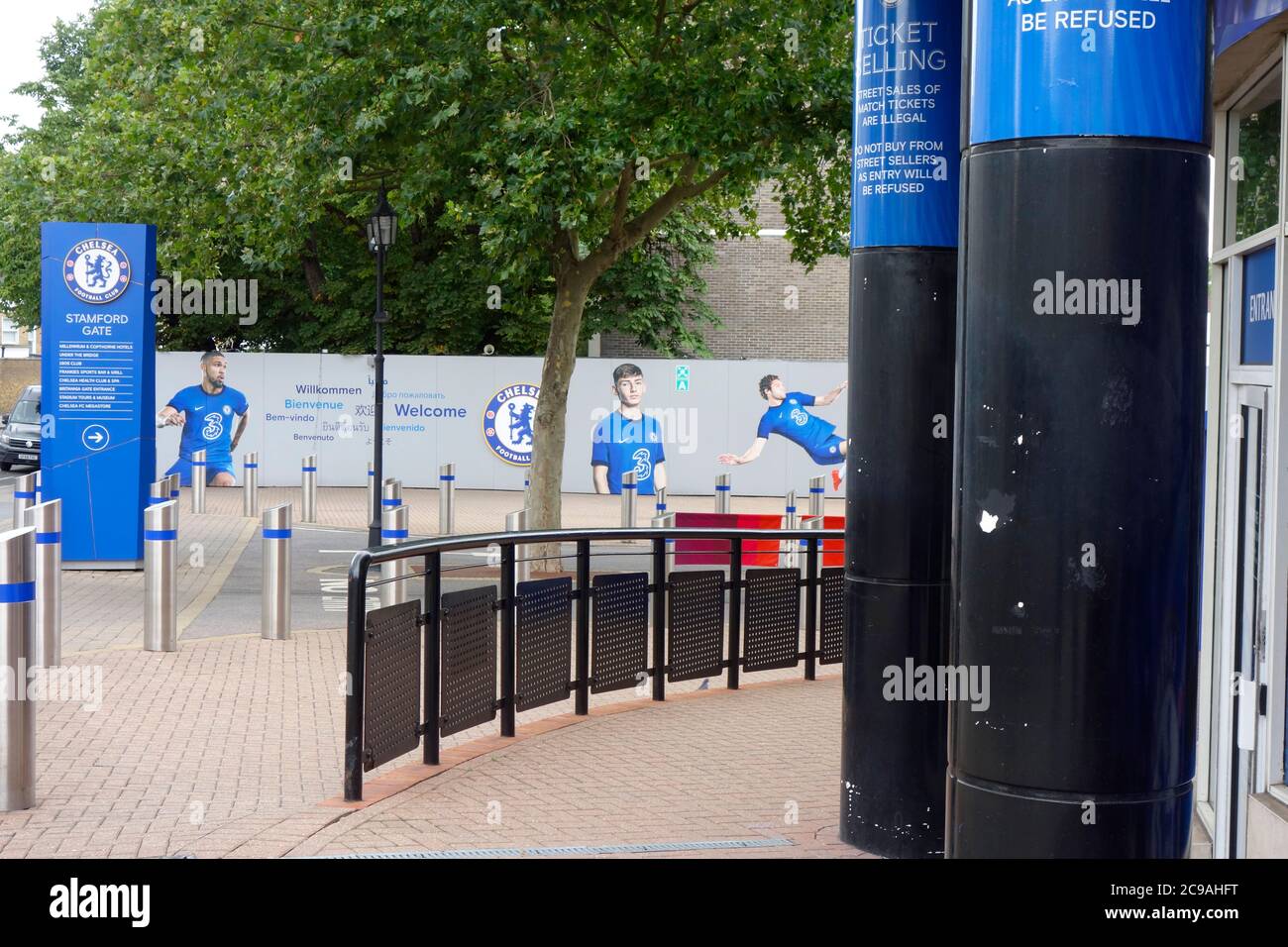 Stamford Bridge, Chelsea football club, London. Stock Photo