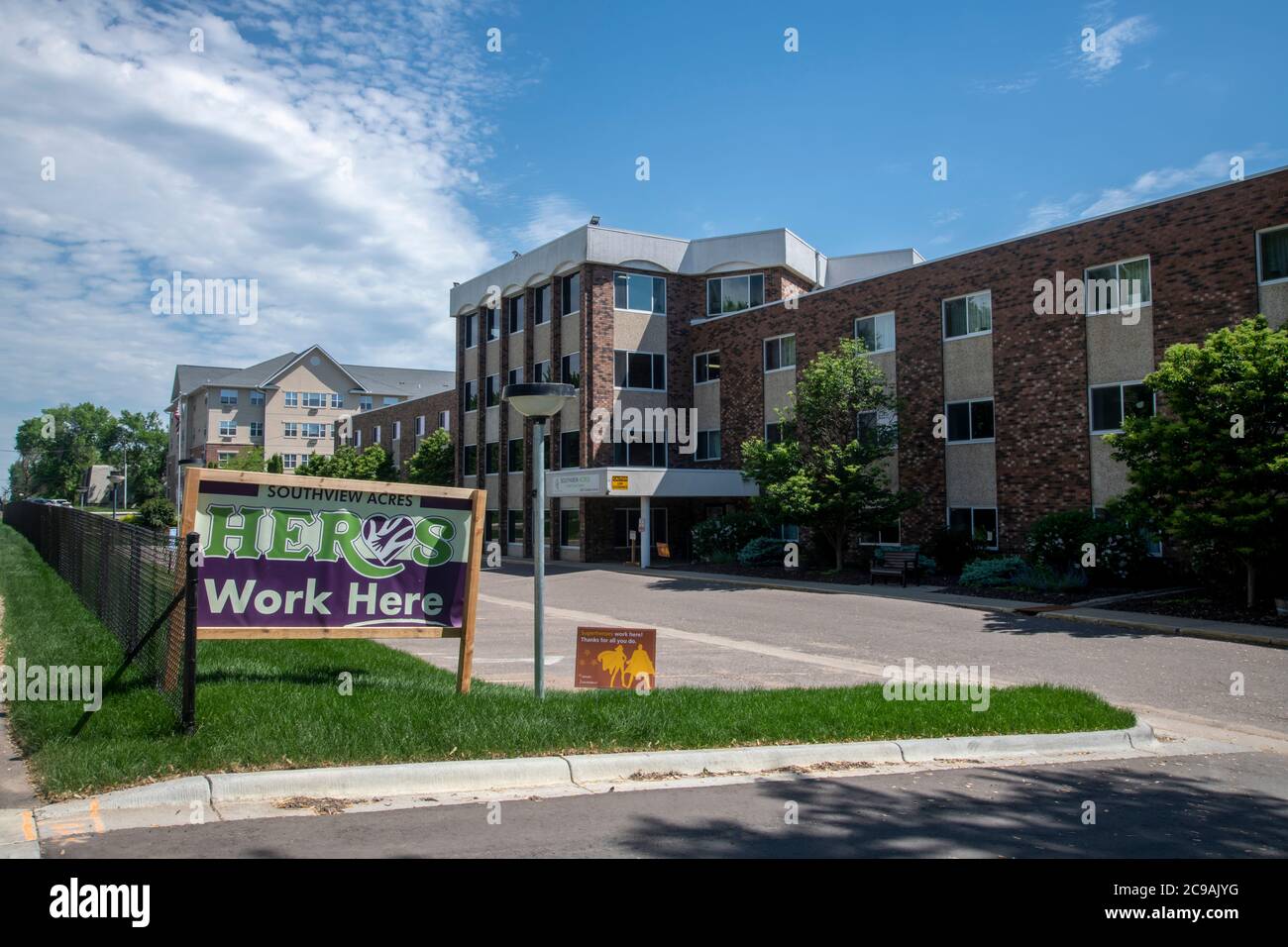 Care home covid health and social care hires stock photography and