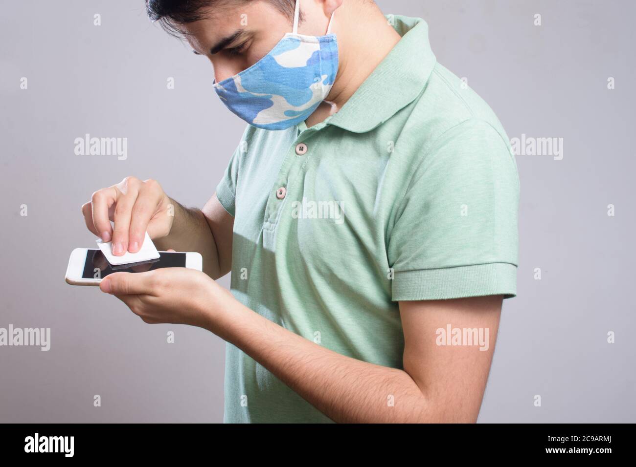 Human face model wearing mask hi-res stock photography and images - Alamy
